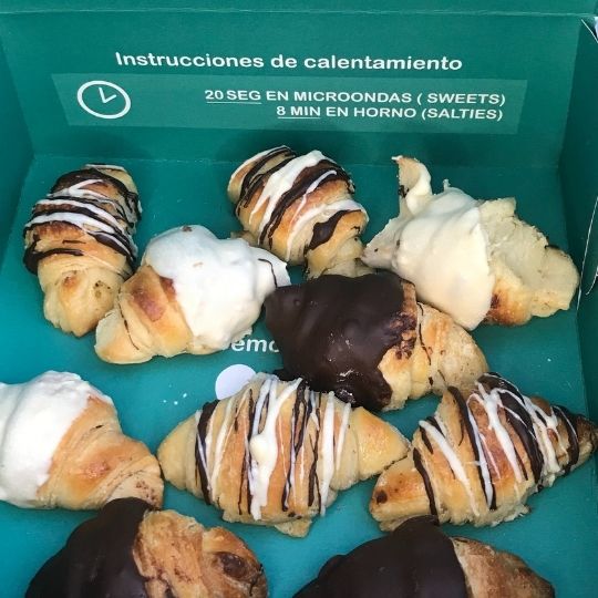 Caja de croissants gourmet